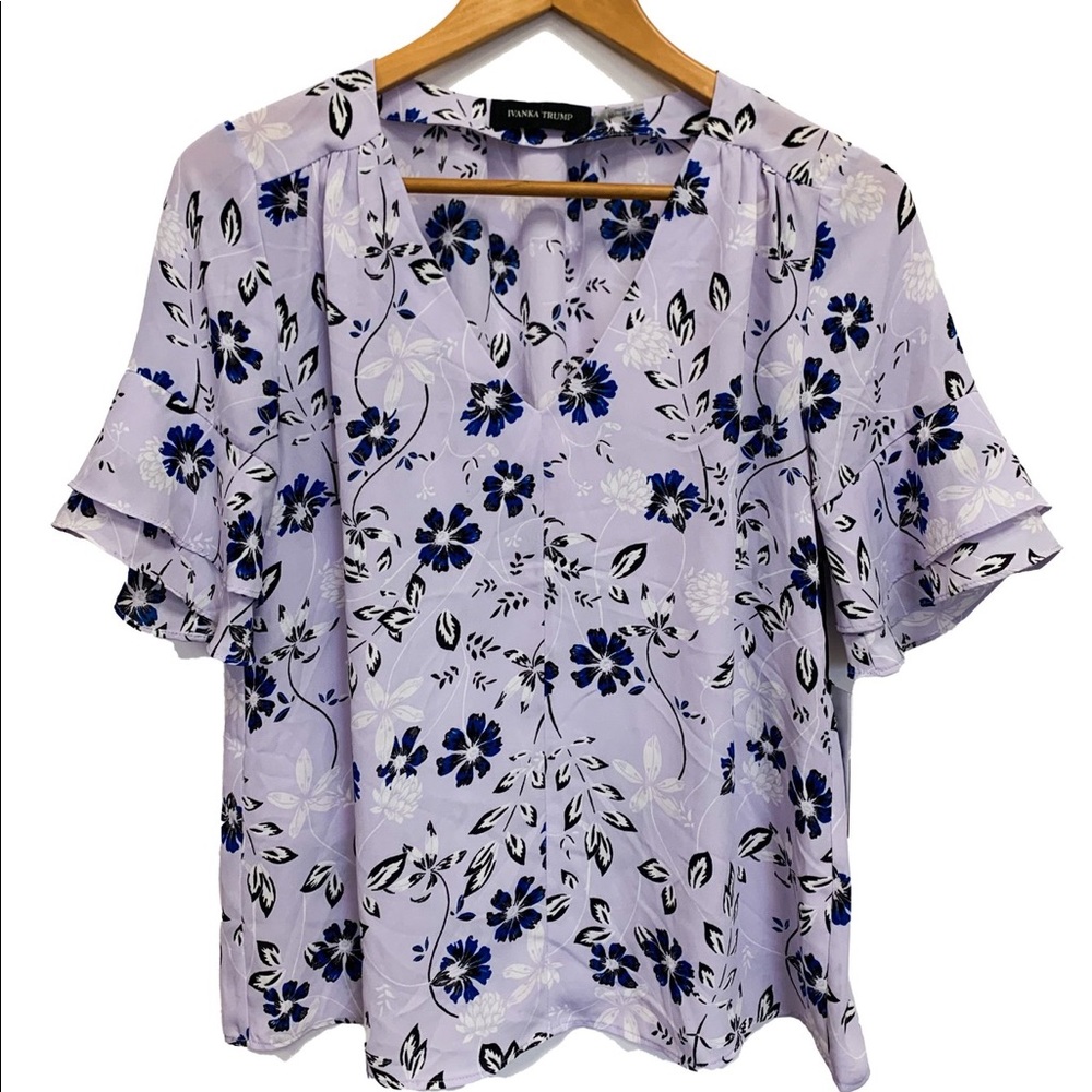 Ivanka Trump Floral Blouse